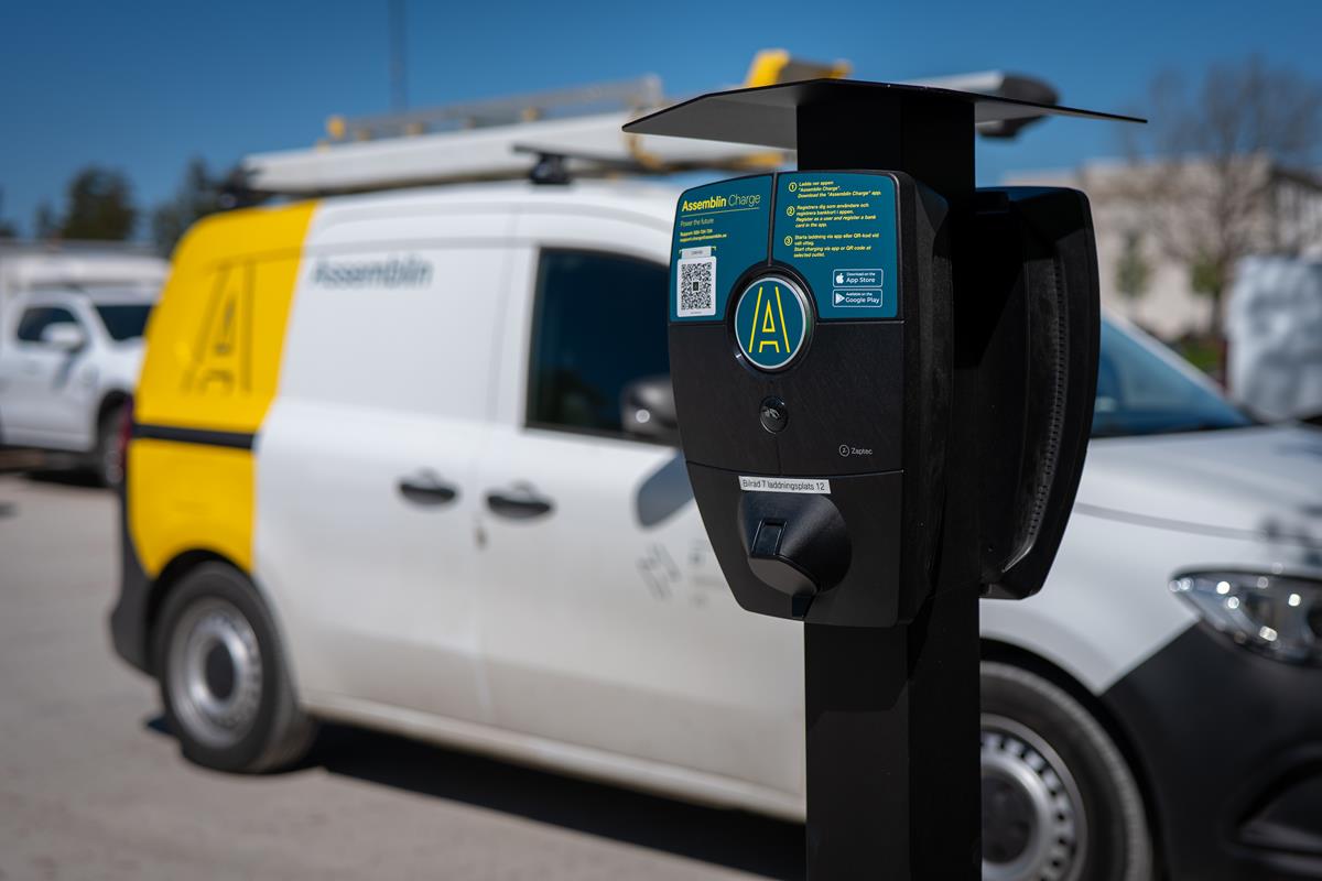 Assemblin signs agreement with Mio Sweden regarding charging infrastructure